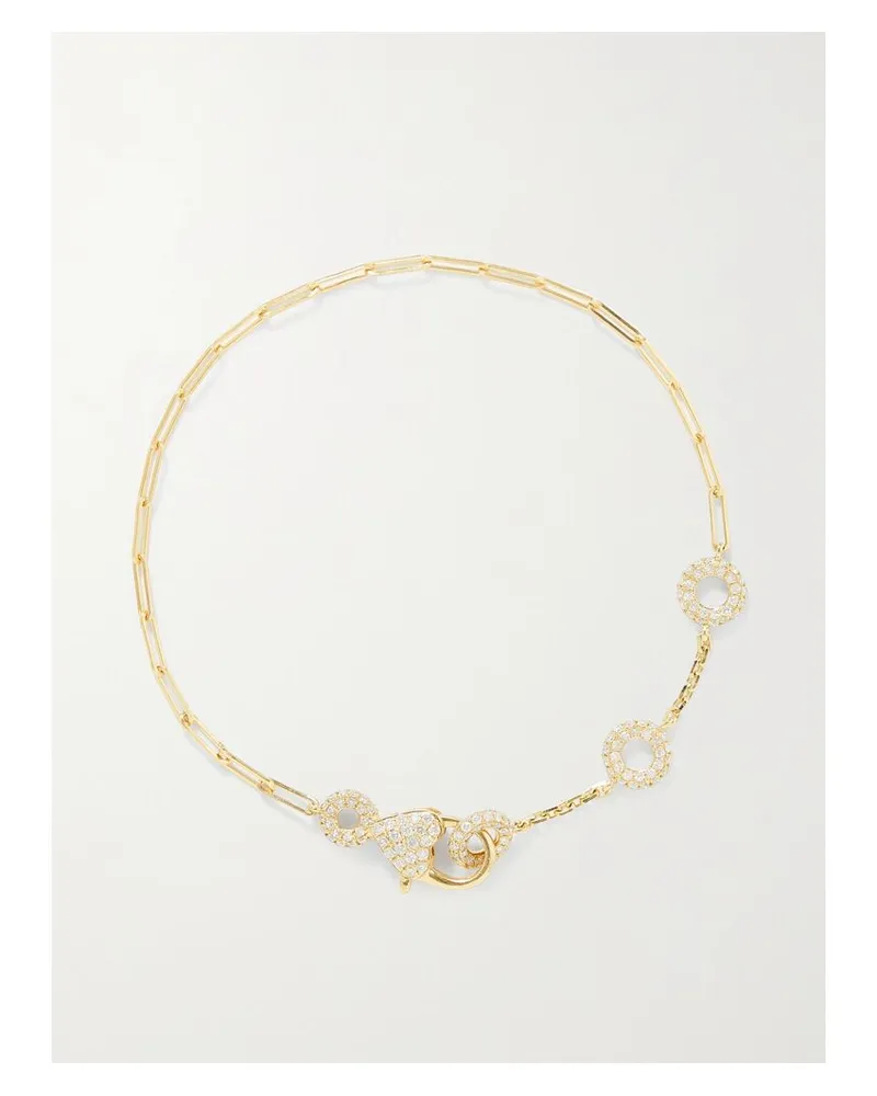 Yvonne Léon Armband Aus 18 Karat Gold Mit Diamanten Gold