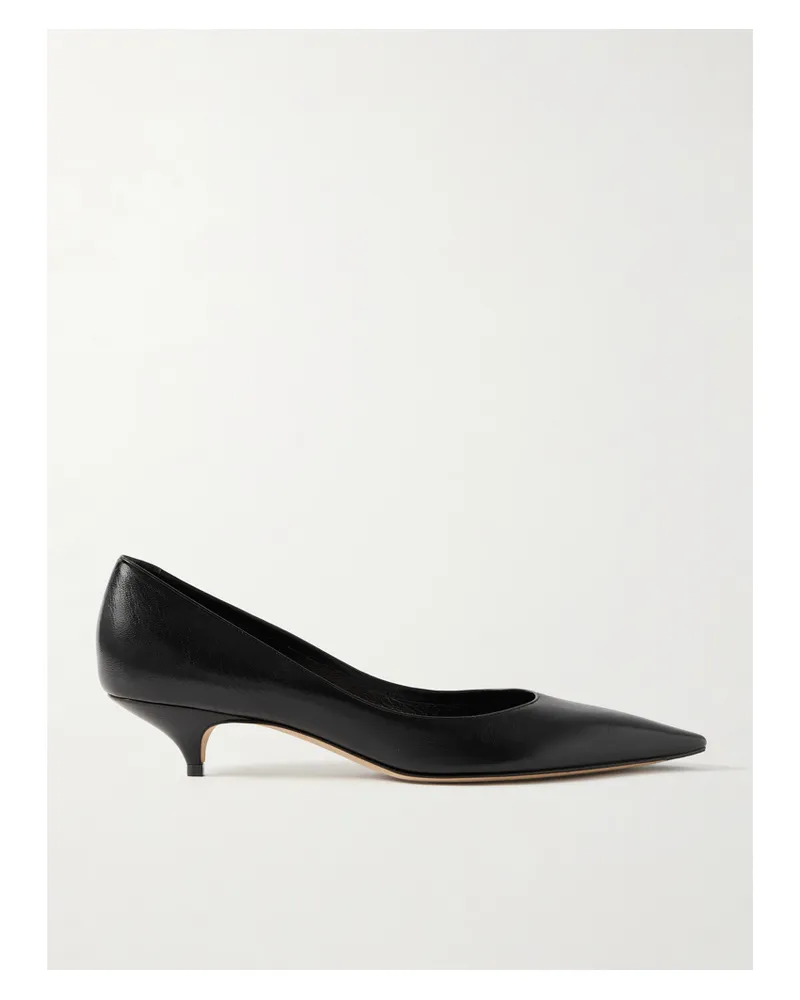The Row Liisa Pumps Aus Leder - Schwarz Schwarz