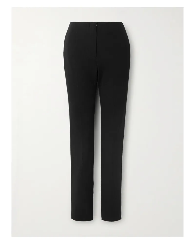 SPORTMAX Earry Hose Mit Geradem Bein Aus Strick - Schwarz Schwarz