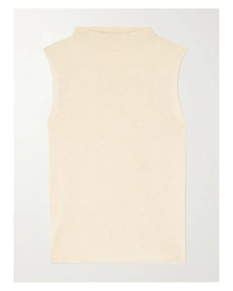 The Elder Statesman Tanktop Aus Kaschmir - Wollweiß Wollweiß