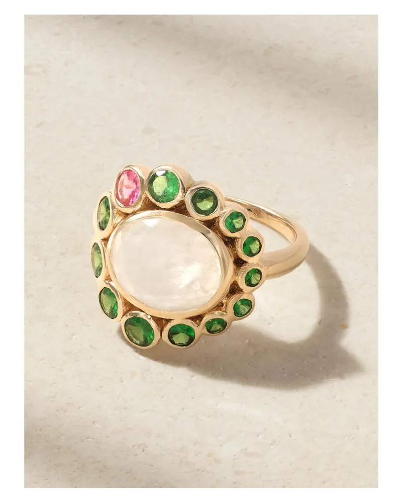 Pascale Monvoisin Jasmine Ring Aus 9 Karat Gold Mit Mehreren Steinen Gold