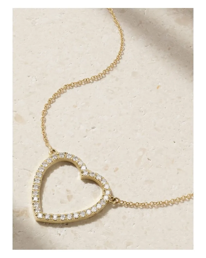 Jennifer Meyer Kette Aus 18 Karat Gold Mit Diamanten Gold