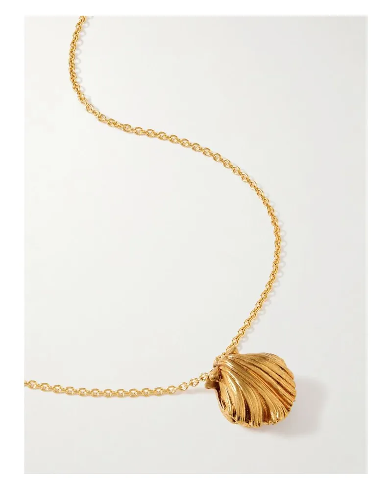 Saint Laurent Goldfarbene Kette Gold