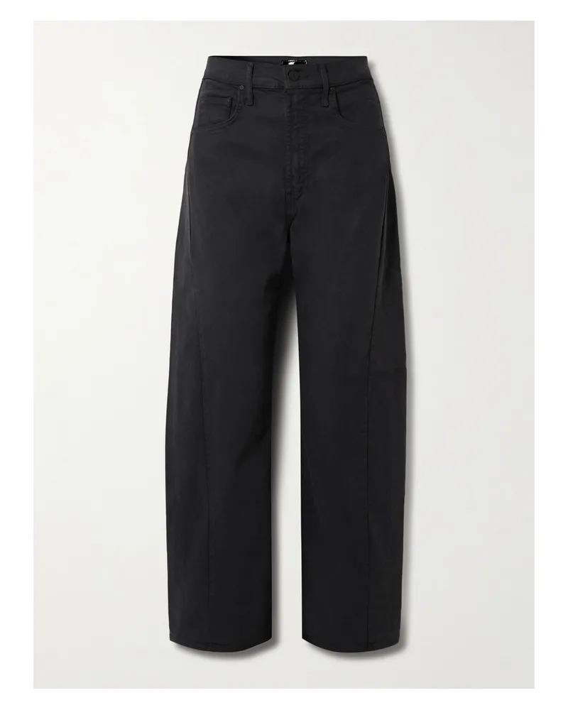 Mother The Half Pipe Flood Hoch Sitzende Jeans - Schwarz Schwarz