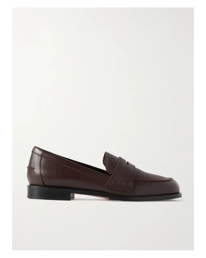 aeyde Oscar Loafers Aus Leder - Braun Braun