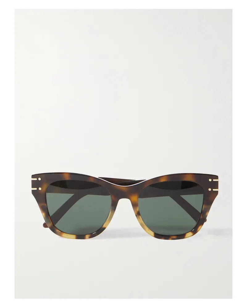 Dior Diorsignature B4i Square-frame Tortoiseshell Acetate Sunglasses Tortoiseshell