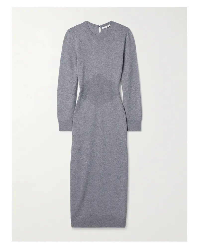 Givenchy Midikleid Aus Kaschmir - Grau Grau