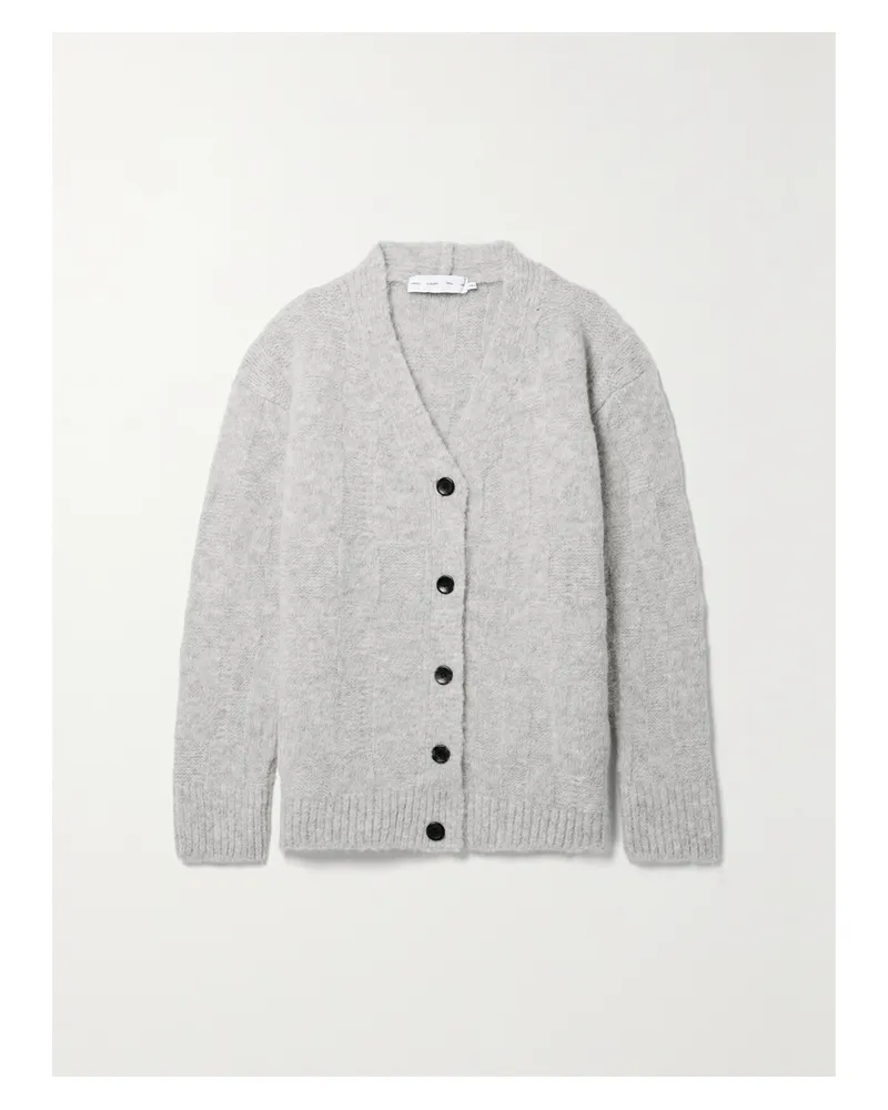 Proenza Schouler Alana Cardigan Aus Strick - Grau Grau