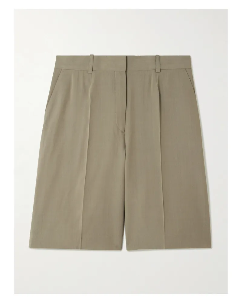 Totême Shorts Aus Grain De Poudre - Braun Braun