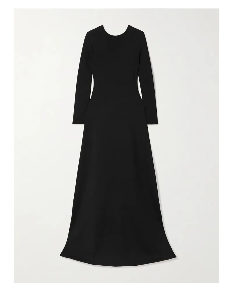 Bottega Veneta Chain-embellished Knitted Maxi Dress - Black Black