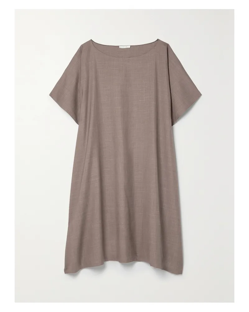 The Row Janita Midikleid Aus Einer Wollmischung - Braun Braun