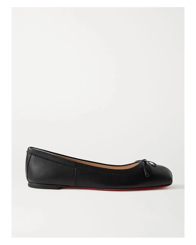 Christian Louboutin Mamadrague Ballerinas Aus Leder - Schwarz Schwarz