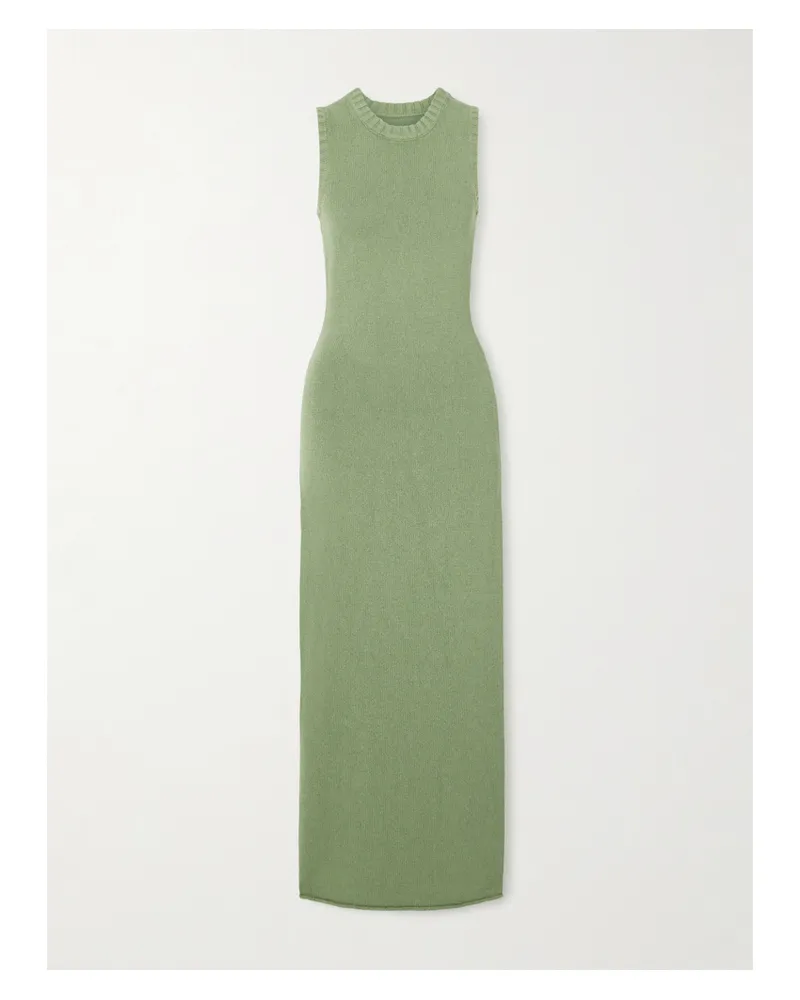 SIR Lula Rückenfreies Maxikleid Aus Strick - Grün Grün