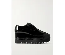 Elyse Plateau-brogues Aus Lacklederimitat - Schwarz