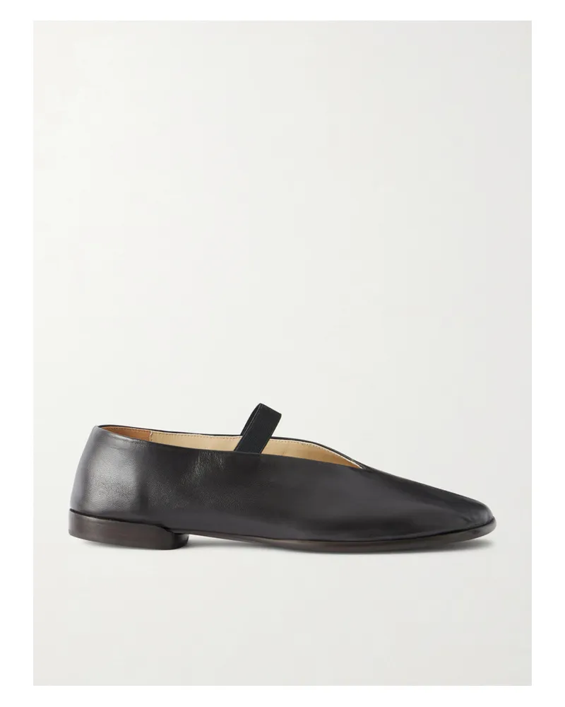 Christophe Lemaire Glove Leather Ballet Flats - Black Black