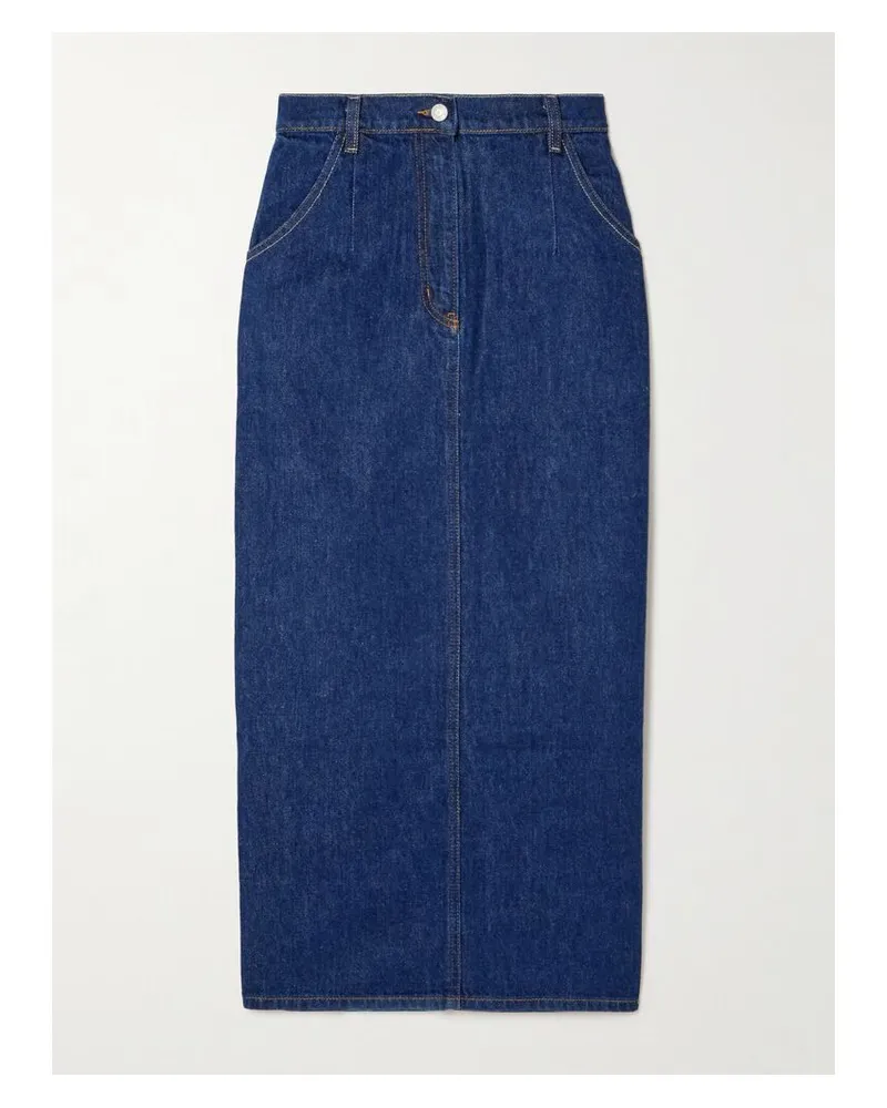 Magda Butrym Midi-jeansrock - Blau Blau