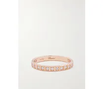 Ice Cube Ring Aus 18 Karat Roségold Mit Diamanten