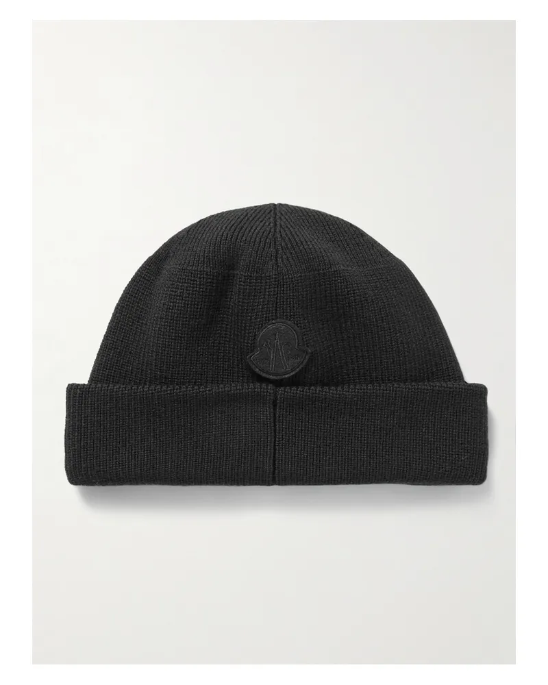 Moncler 1017 Alyx 9sm Beanie Aus Wolle - Schwarz Schwarz