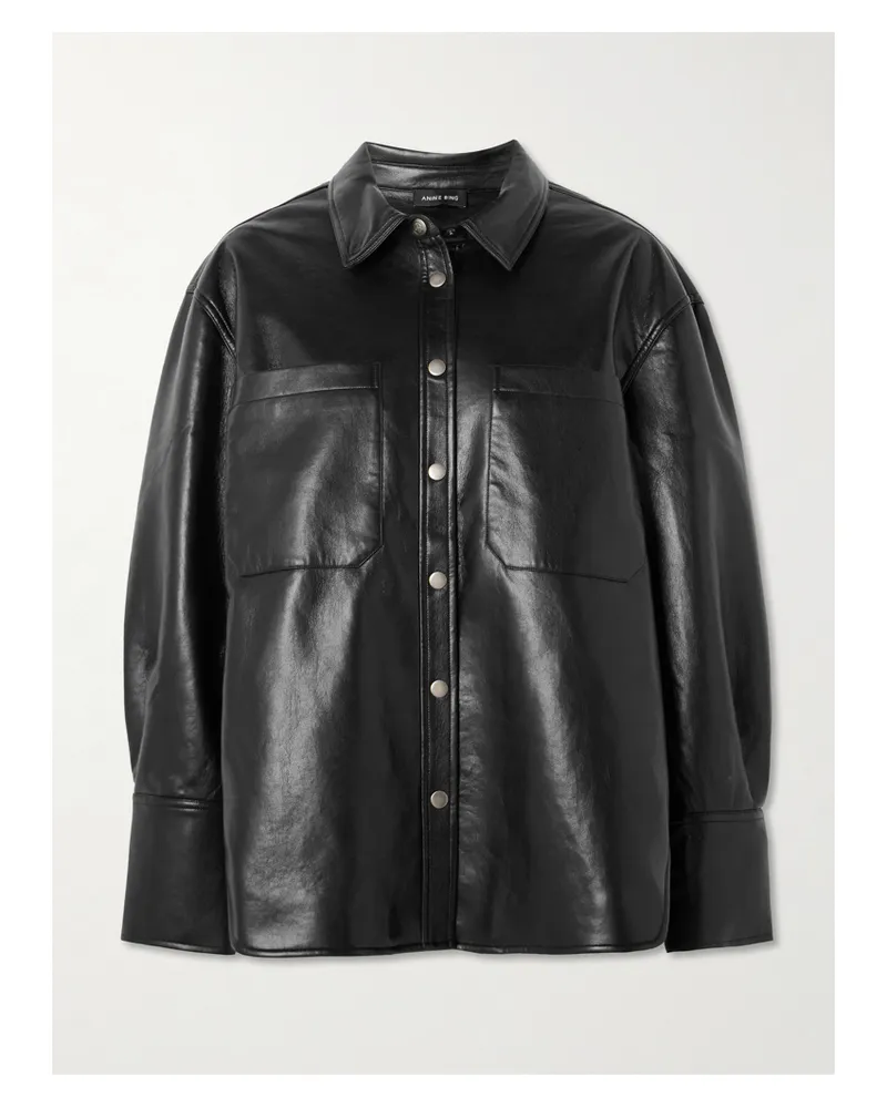 Anine Bing Dante Hemd - Schwarz Schwarz