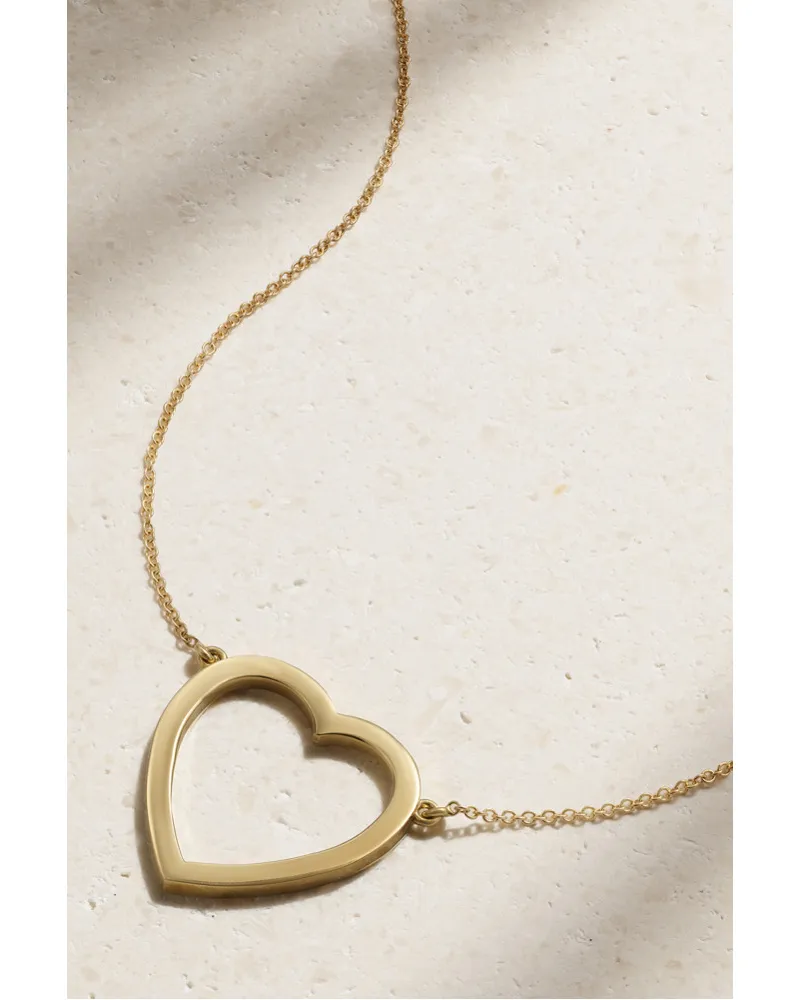 Jennifer Meyer Open Heart Kette aus 18 Karat Gold