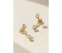 Ohrringe aus 14 Karat  mit Diamanten