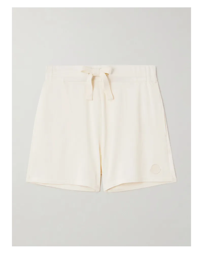 Moncler Shorts aus Jersey Weiß