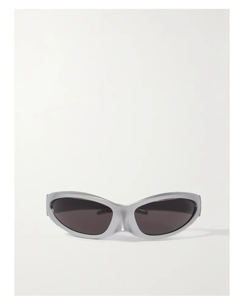Balenciaga Sonnenbrille Mit Cat-eye-rahmen Aus Azetat - Grau Grau