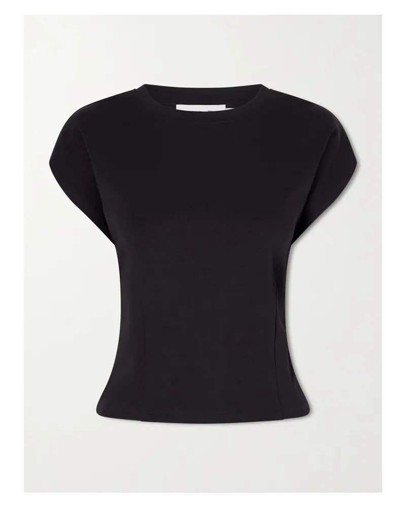 Proenza Schouler Reeva Organic Cotton-jersey T-shirt - Black Black