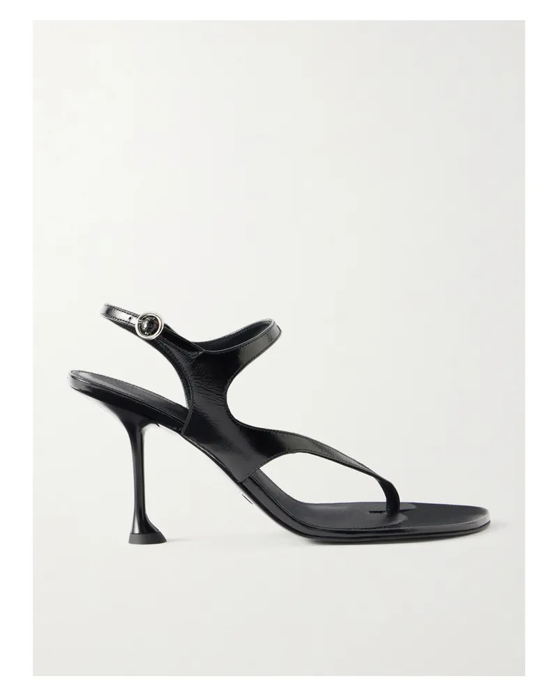Proenza Schouler Tee Leather Sandals - Black Black