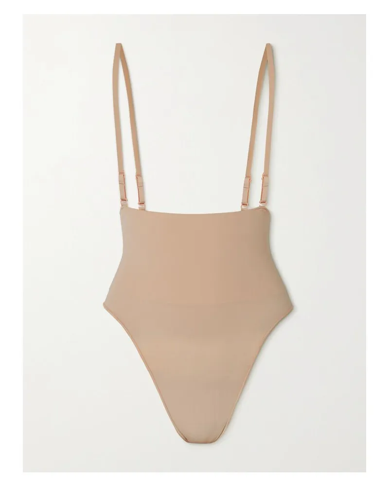 SKIMS Core Control High-waisted Thong – Sienna – String - Neutral Neutral
