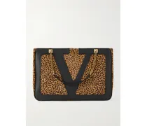 Viva Superstar Medium Leopard-print Calf Hair Shoulder Bag - Animal Print
