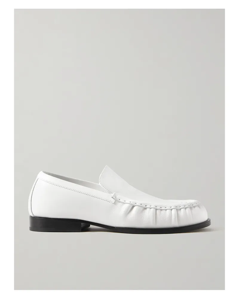 Dries van Noten Loafers Aus Leder - Weiß Weiß