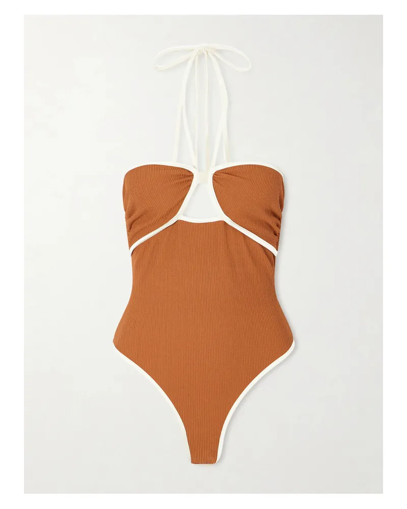 Johanna Ortiz Sea Salt Badeanzug Mit Cut-outs - Braun Braun