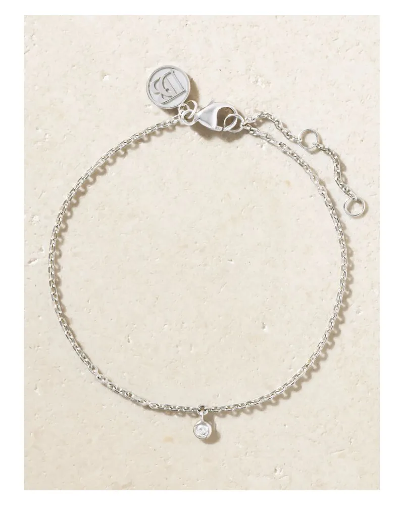 De Beers My First De Beers Clea Armband Aus 18 Karat Weißgold Mit Diamant - Silber Silber