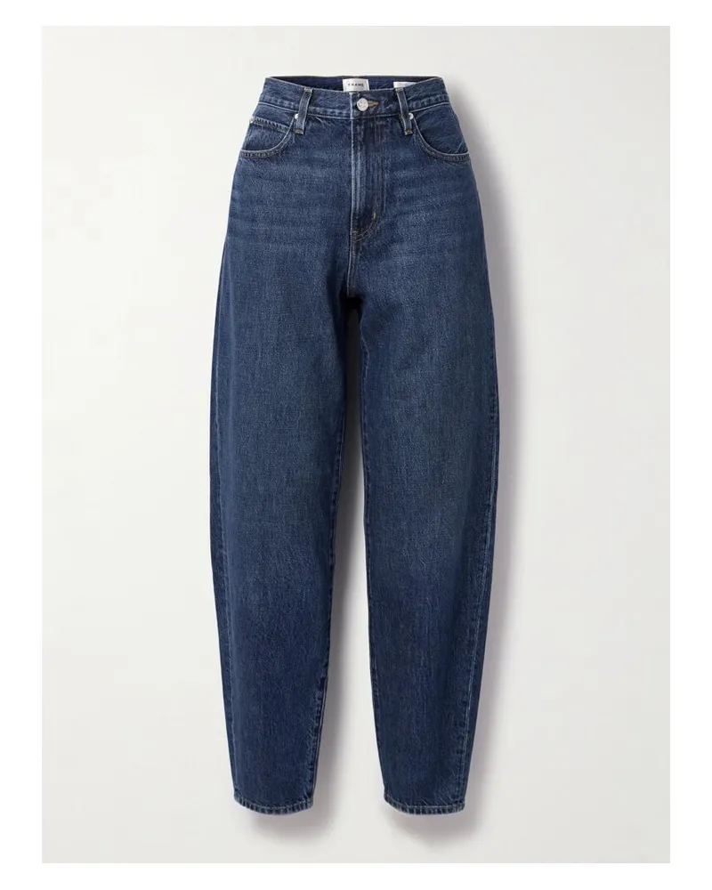 Frame Denim The Narrow Hoch Sitzende Jeans - Blau Blau