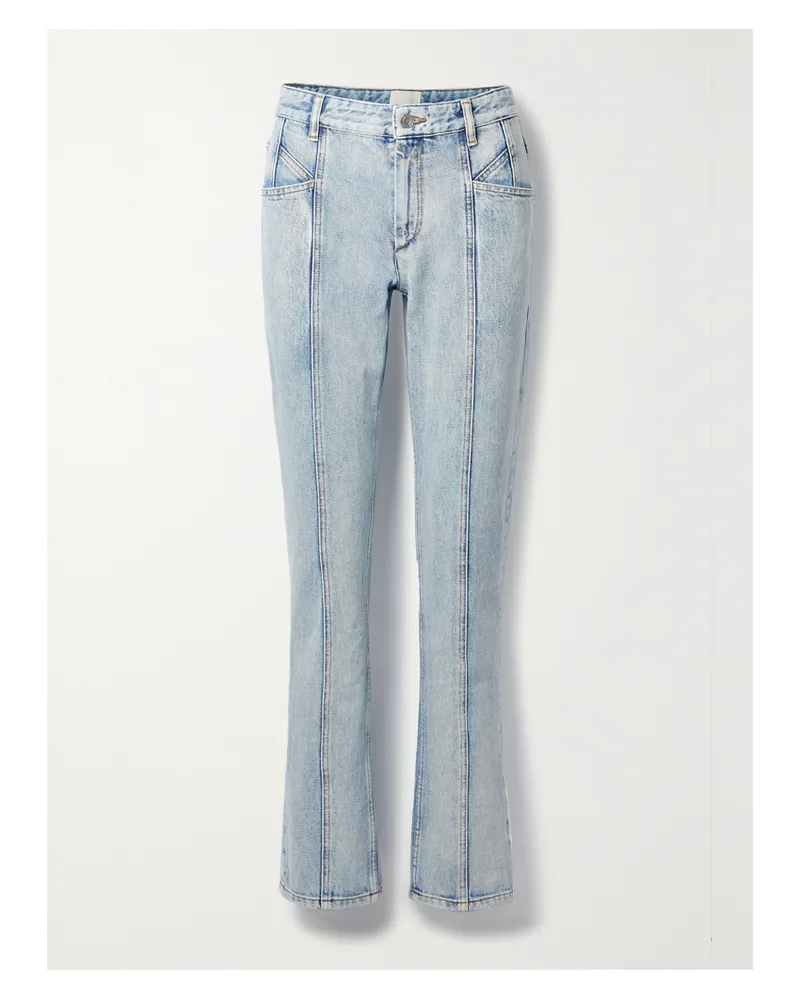 Isabel Marant Laora Halbhohe Jeans Mit Schmalem Bein - Blau Blau