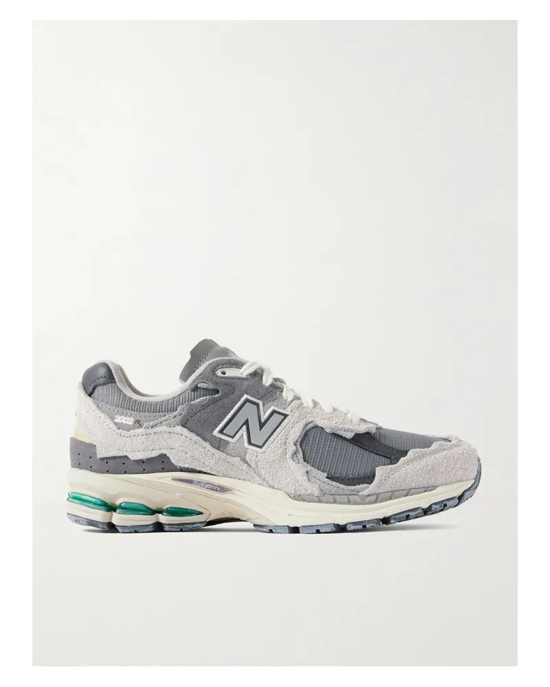 New Balance 2002r Sneakers Aus Veloursleder Und Mesh - Grau Grau