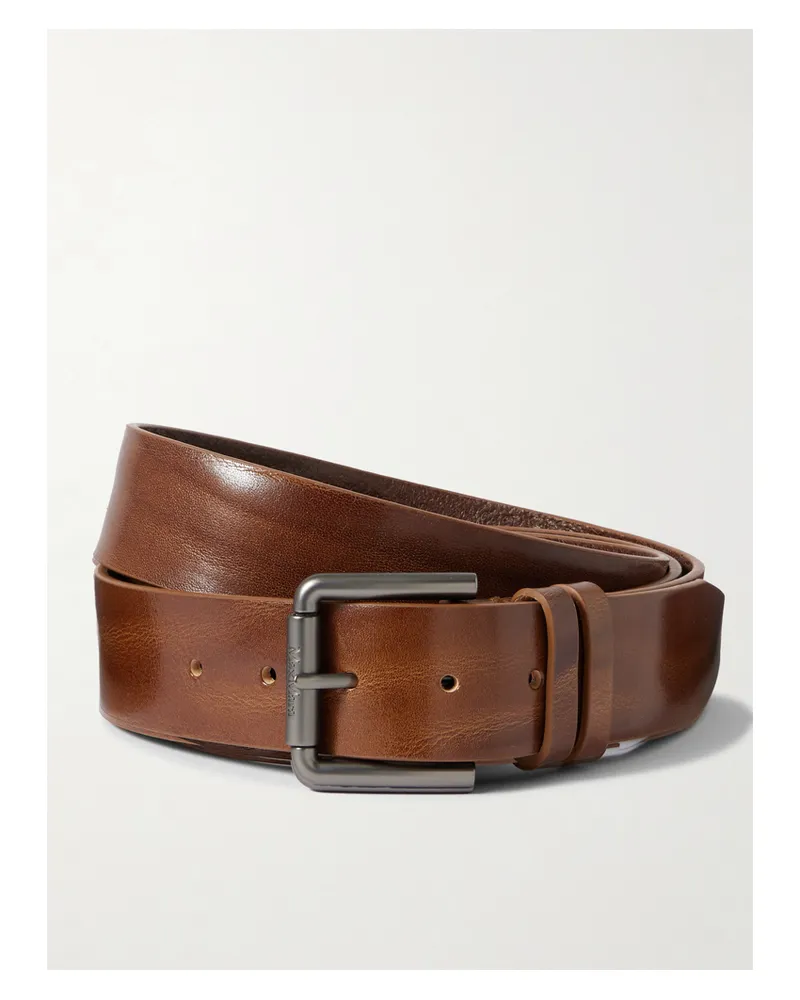 Max Mara Gürtel Aus Leder - Braun Braun