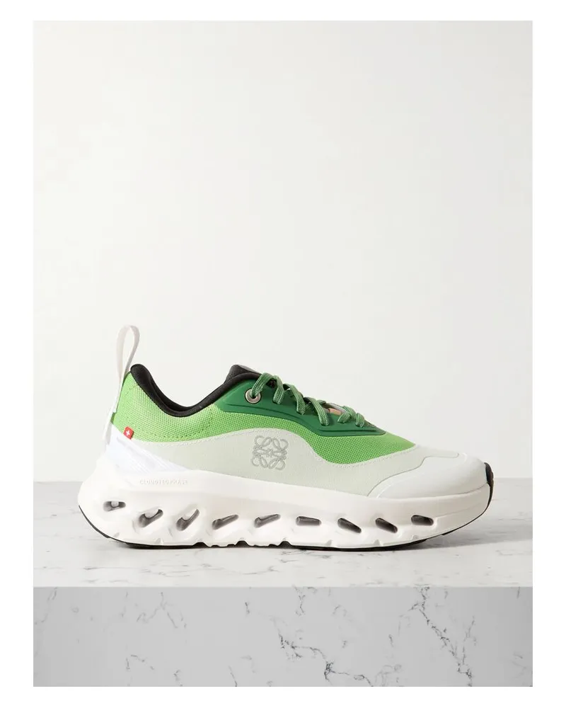 Loewe On Cloudtilt 2.0 Sneakers Aus Recyceltem Stretch-strick - Grün Grün