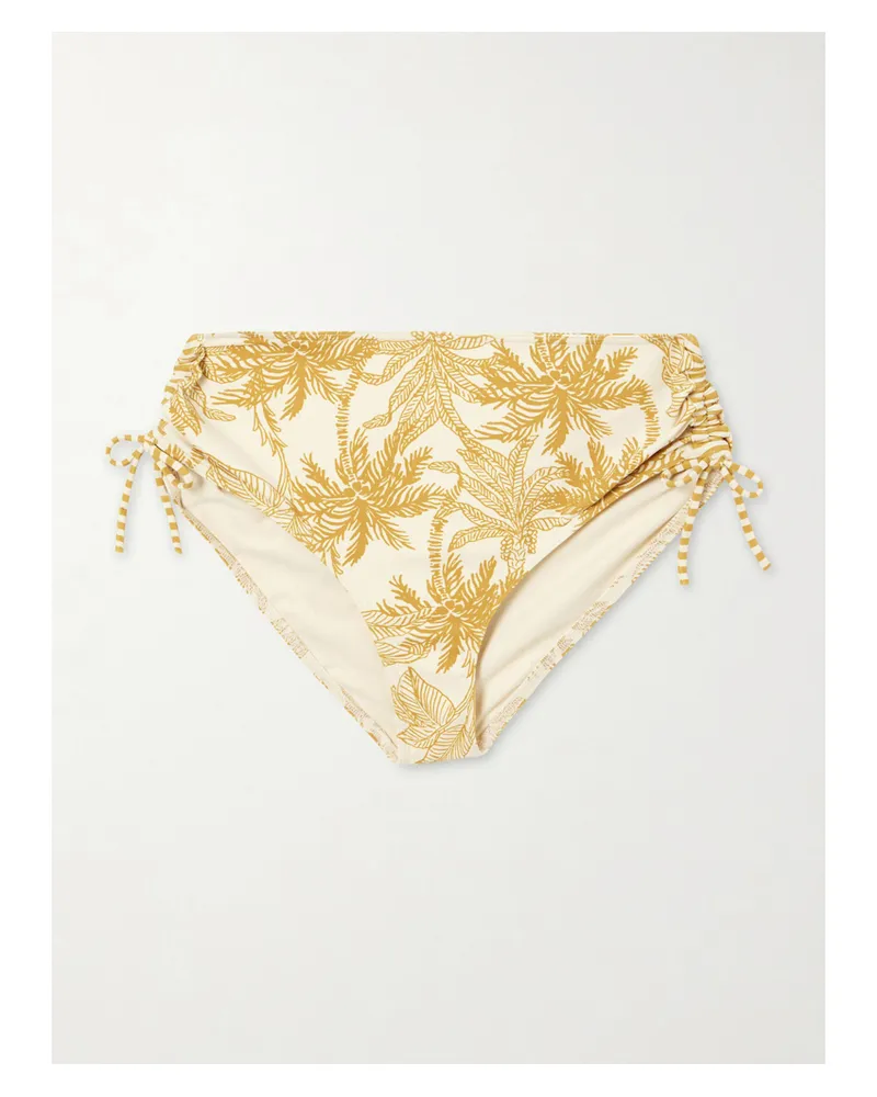 Eres Voyageuse Printed Bikini Briefs - Yellow Yellow