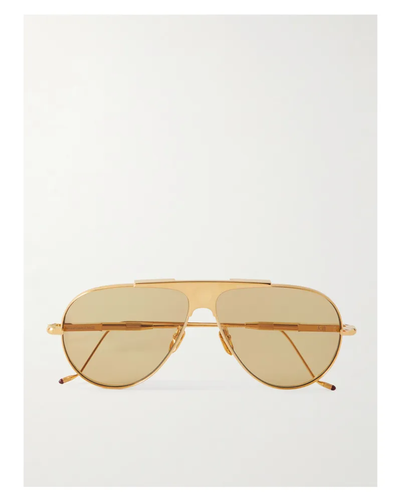 Jacques Marie Mage Daido Pilotensonnenbrille Aus Titan - Gold Gold