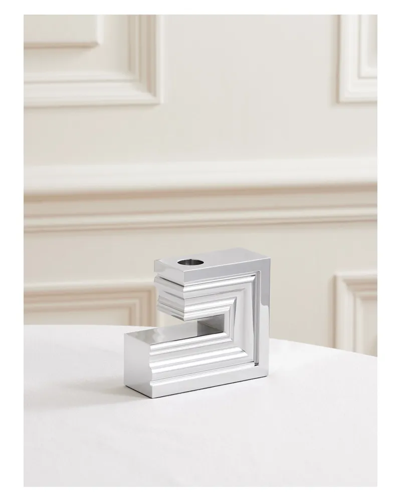 Christofle Mathias Kiss Kerzenständer Aus Aluminium - Silber Silber