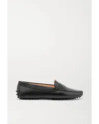 TOD'S Gommino Loafers aus Leder Schwarz