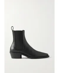 Proenza Schouler Bronco Chelsea Boots aus Leder Schwarz