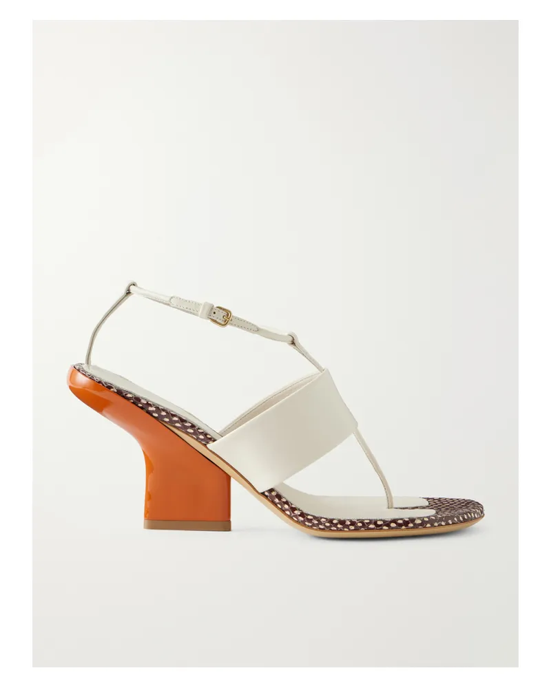 Dries van Noten Leather Sandals - Gray Gray