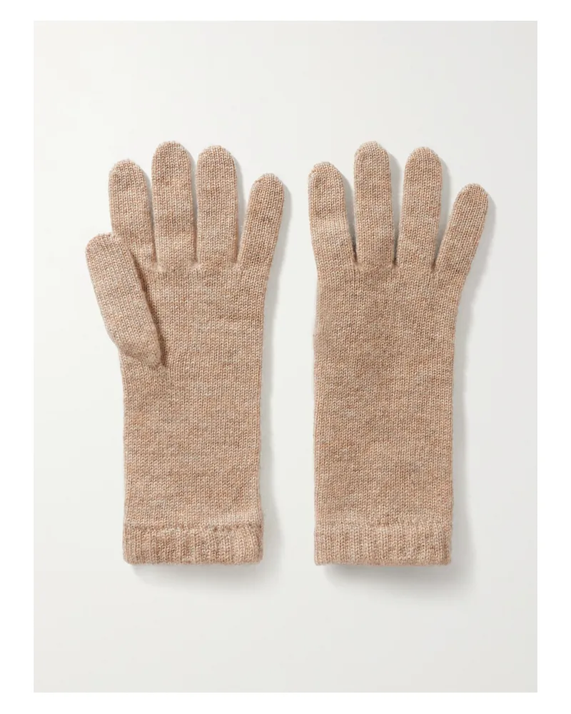 Johnstons of Elgin Cashmere Gloves - Neutrals Neutrals