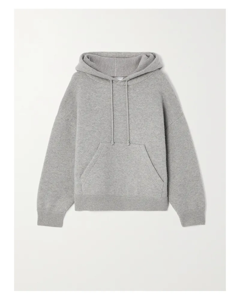 Bottega Veneta Cashmere-blend Hoodie - Gray Gray
