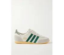 Japan Sneakers Aus Leder Mit Perforationen Und Velourslederbesätzen - Wollweiß