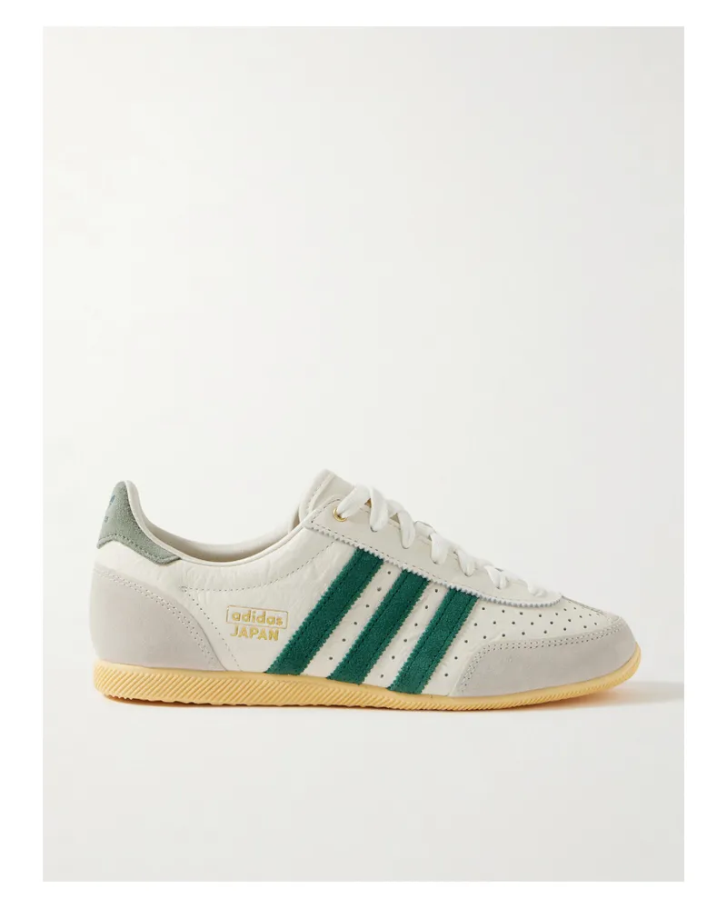 adidas Japan Sneakers Aus Leder Mit Perforationen Und Velourslederbesätzen - Wollweiß Wollweiß