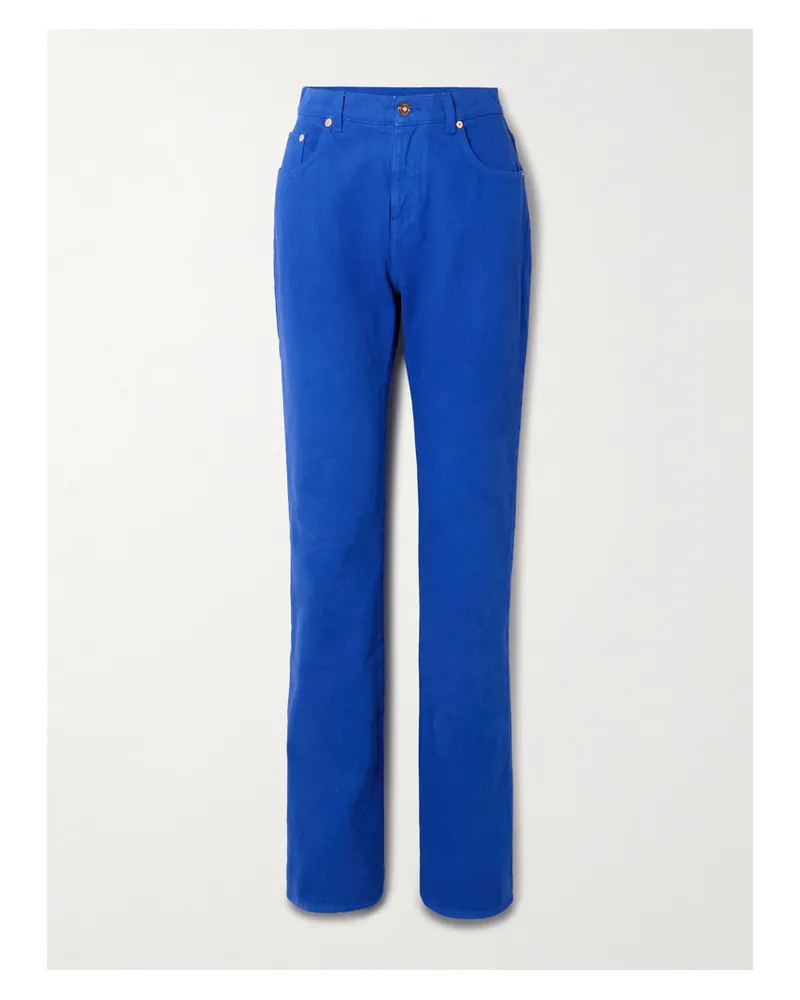 Gabriela Hearst Rey Hoch Sitzende Jeans Mit Geradem Bein Aus Recyceltem Denim - Blau Blau